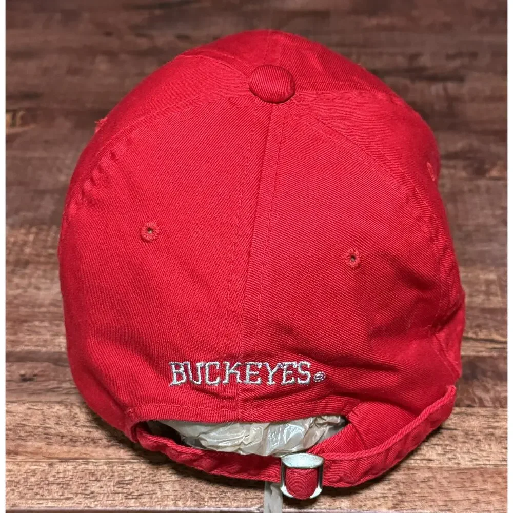 Signatures Ohio State Buckeyes Adjustable Red Baseball Hat